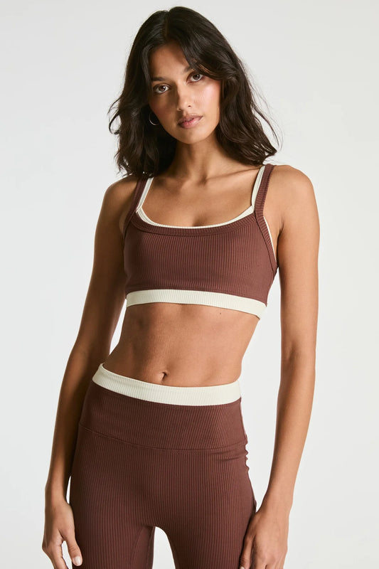 RIBBED MOCCA SET