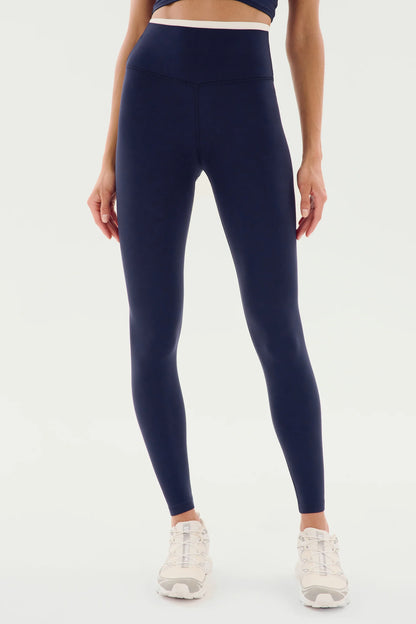 DUAL HIGH WAIST AIRWEIGHT 7/8 INDIGO