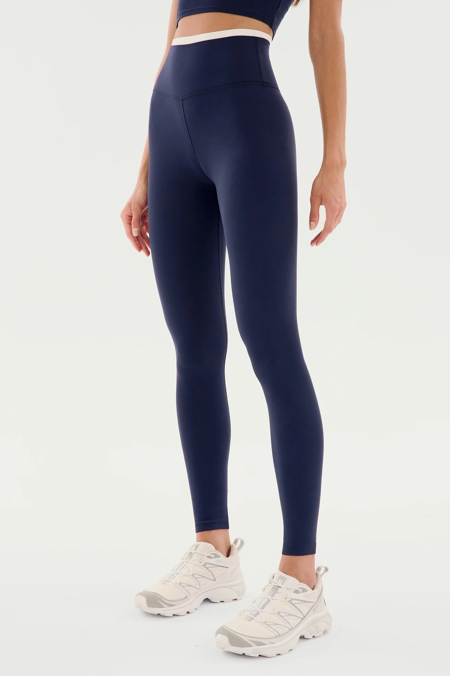 DUAL HIGH WAIST AIRWEIGHT 7/8 INDIGO