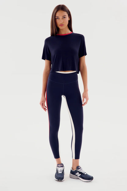 DJUNA CROP RINGER NAVY