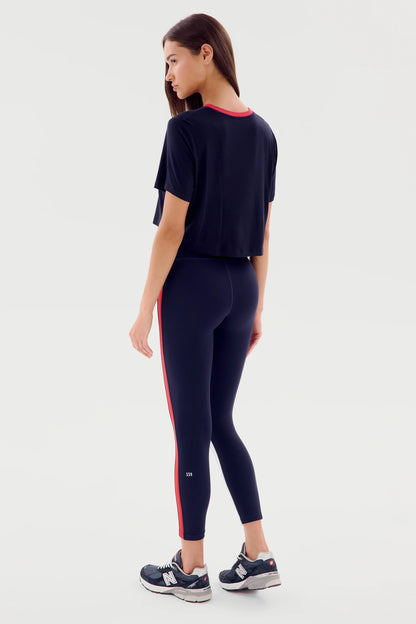 DJUNA CROP RINGER NAVY