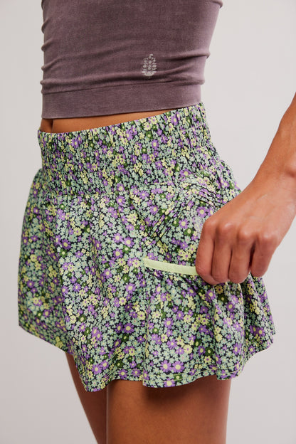 Flower Green Short