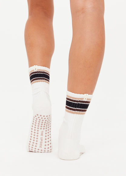 STRIPED GRIP SOCKS