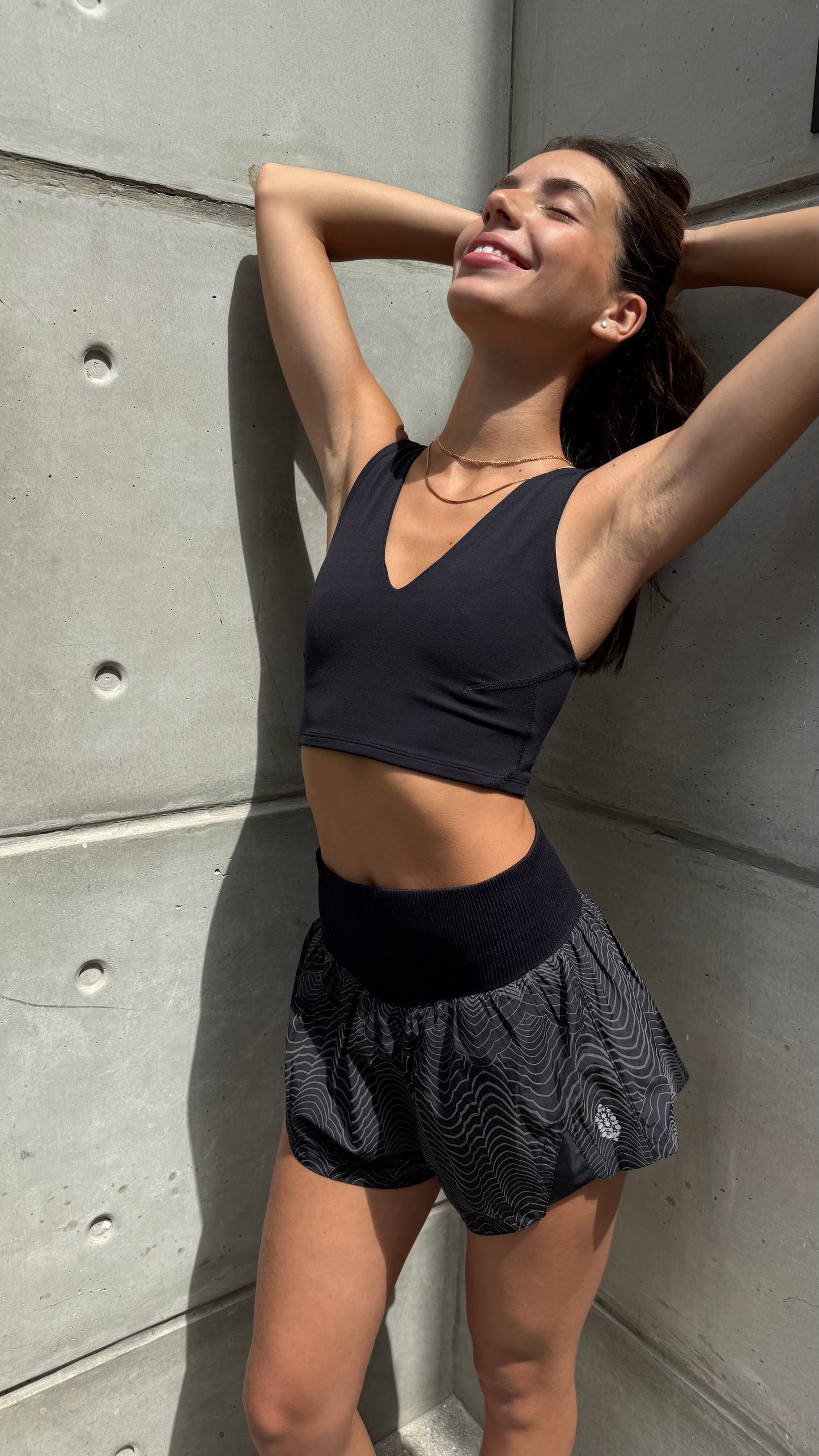 Reflective Black Short