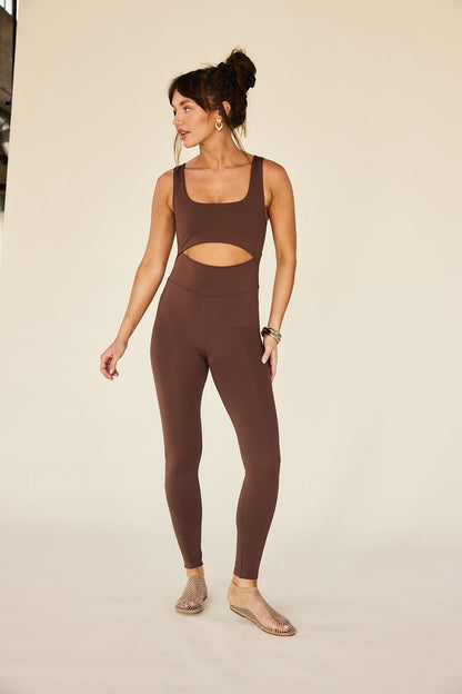 BROWN ONE PIECE