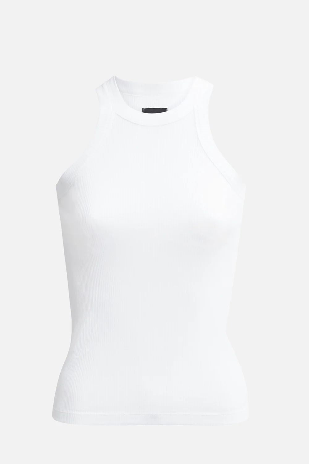 Rivington Ribbed Tank White