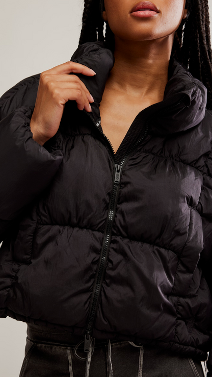 BLACK PUFFER JACKET