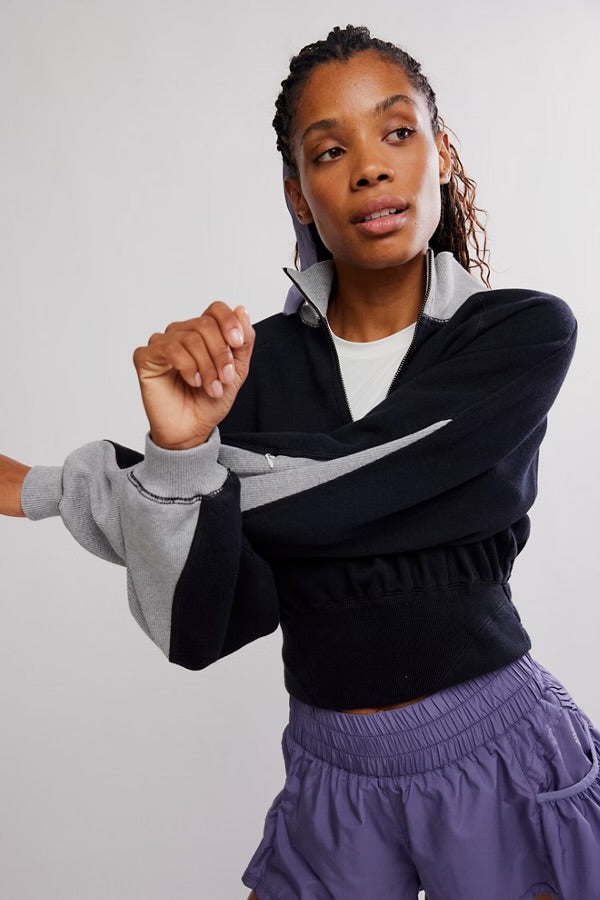 Black Sports Sweater