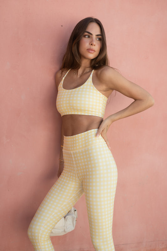 Checkered Yellow Set