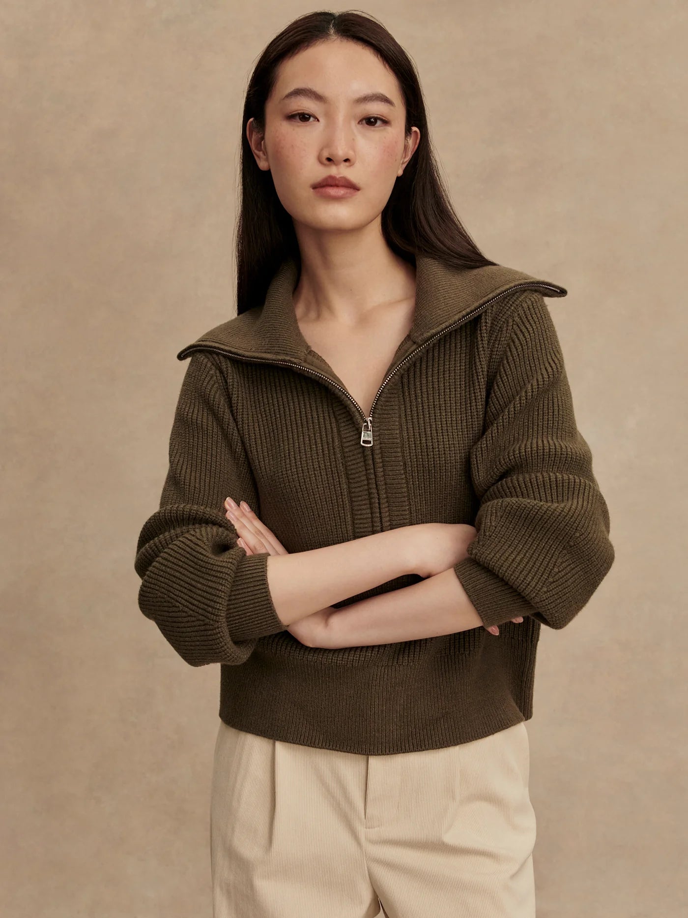 MAURA ZIP SWEAT