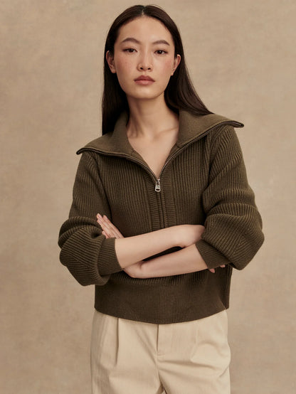MAURA ZIP SWEAT