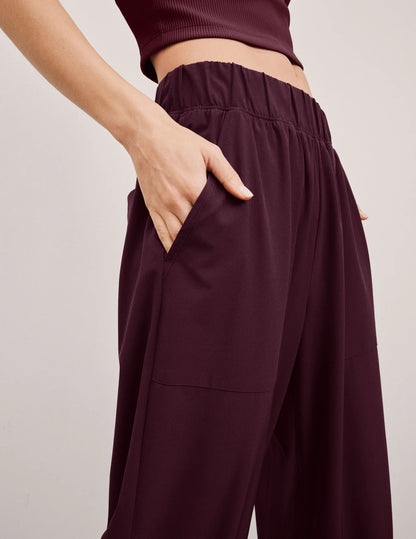 THE PLAIN BURGUNDY PANT