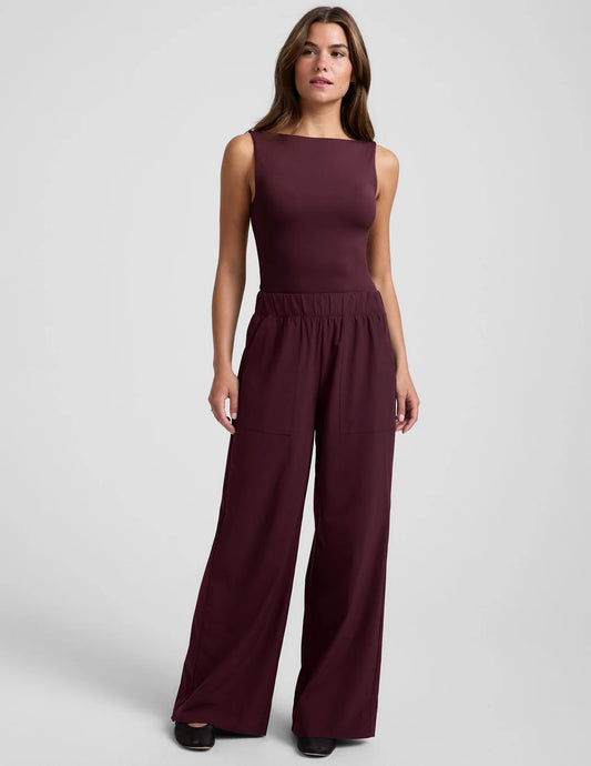 THE PLAIN BURGUNDY PANT