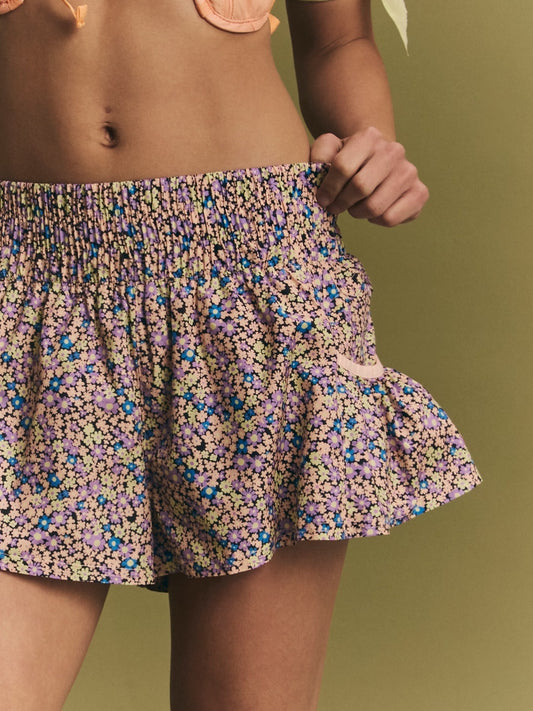 Flower Peach Short