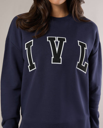 IVL NAVY CREWNECK