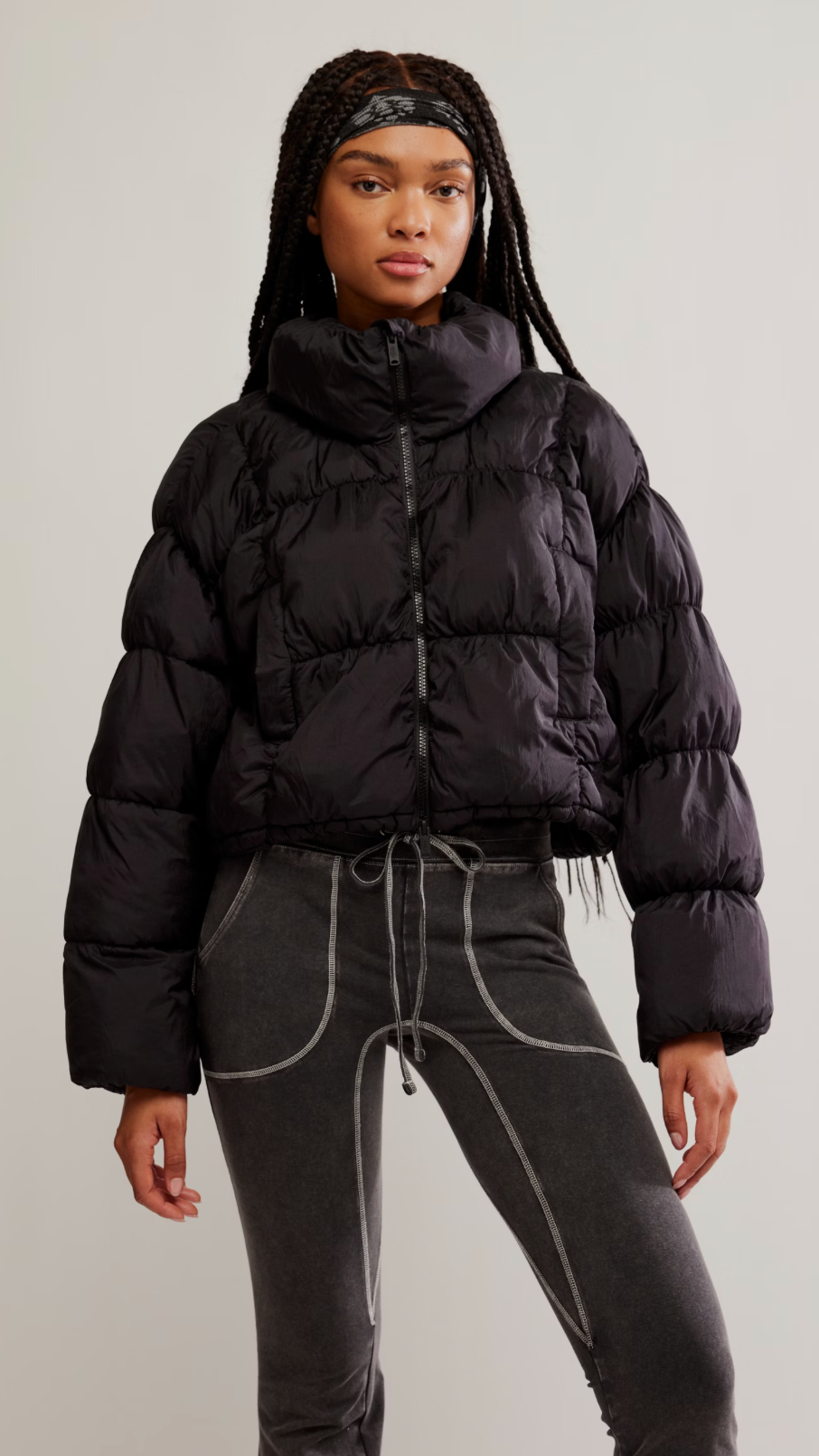 BLACK PUFFER JACKET