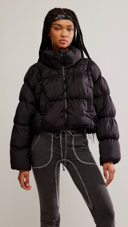 BLACK PUFFER JACKET