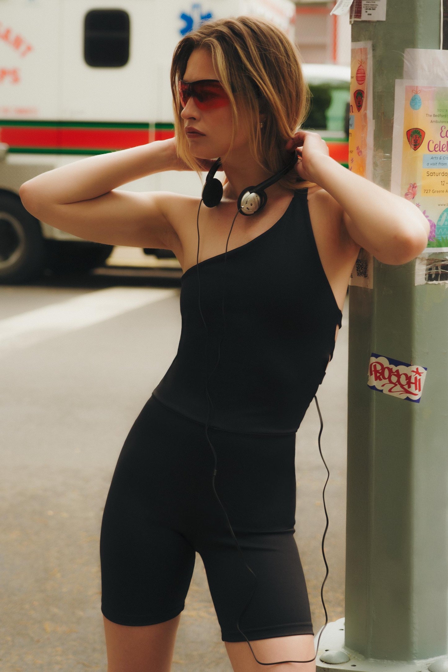 SWING BLACK ROMPER