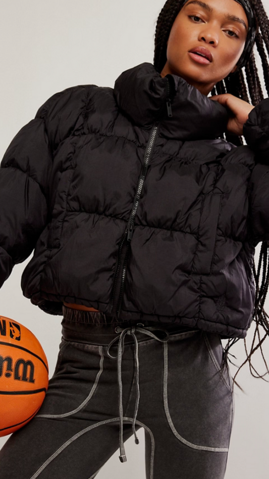 BLACK PUFFER JACKET