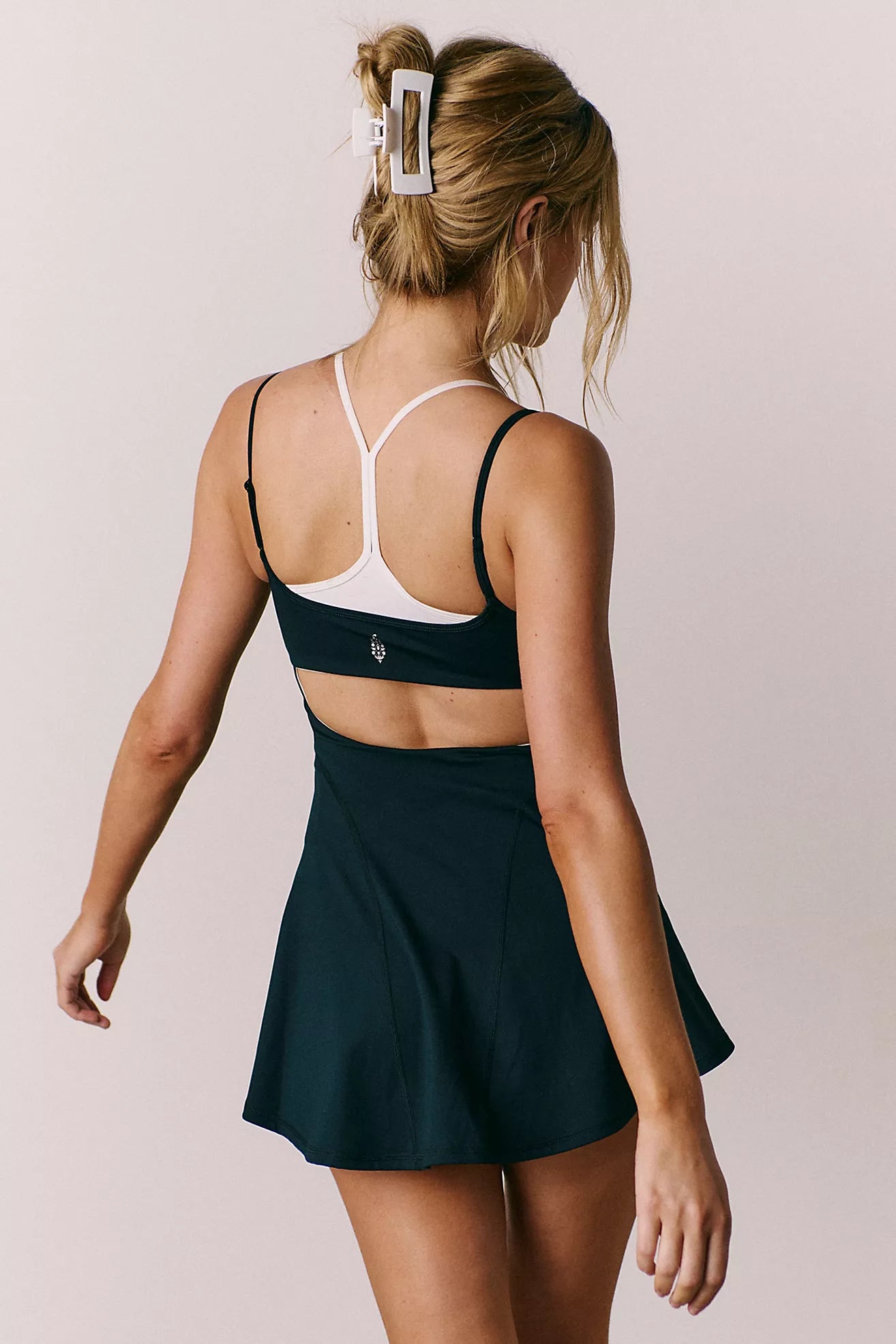 Smocking Hot Dress Black