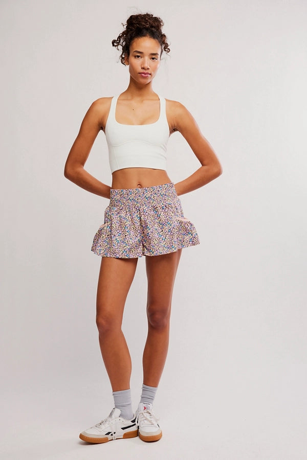 Flower Peach Short