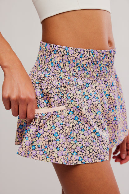 Flower Peach Short