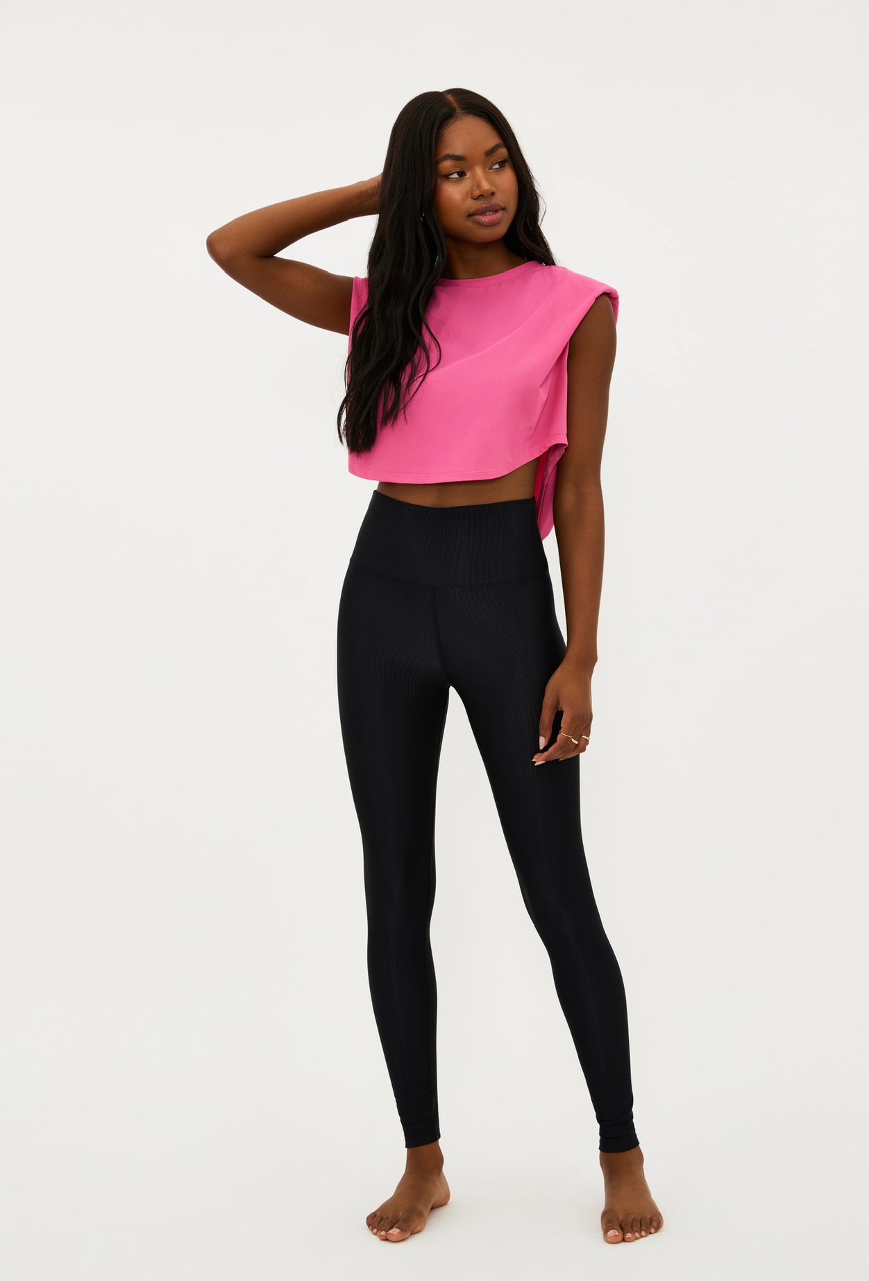 MESH DUNES MUSCLE TEE FANDANGO PINK