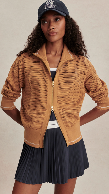 INA ZIP THROUGH KNIT