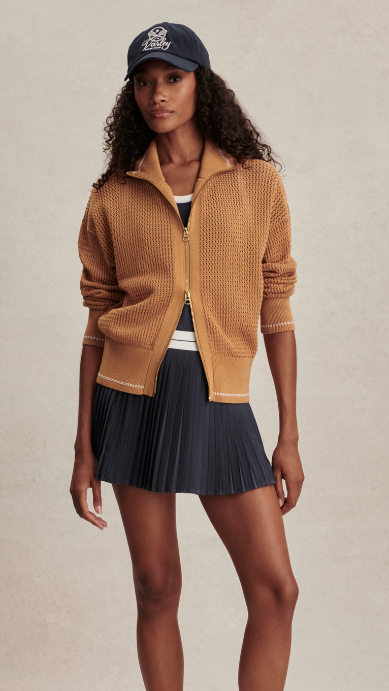 INA ZIP THROUGH KNIT