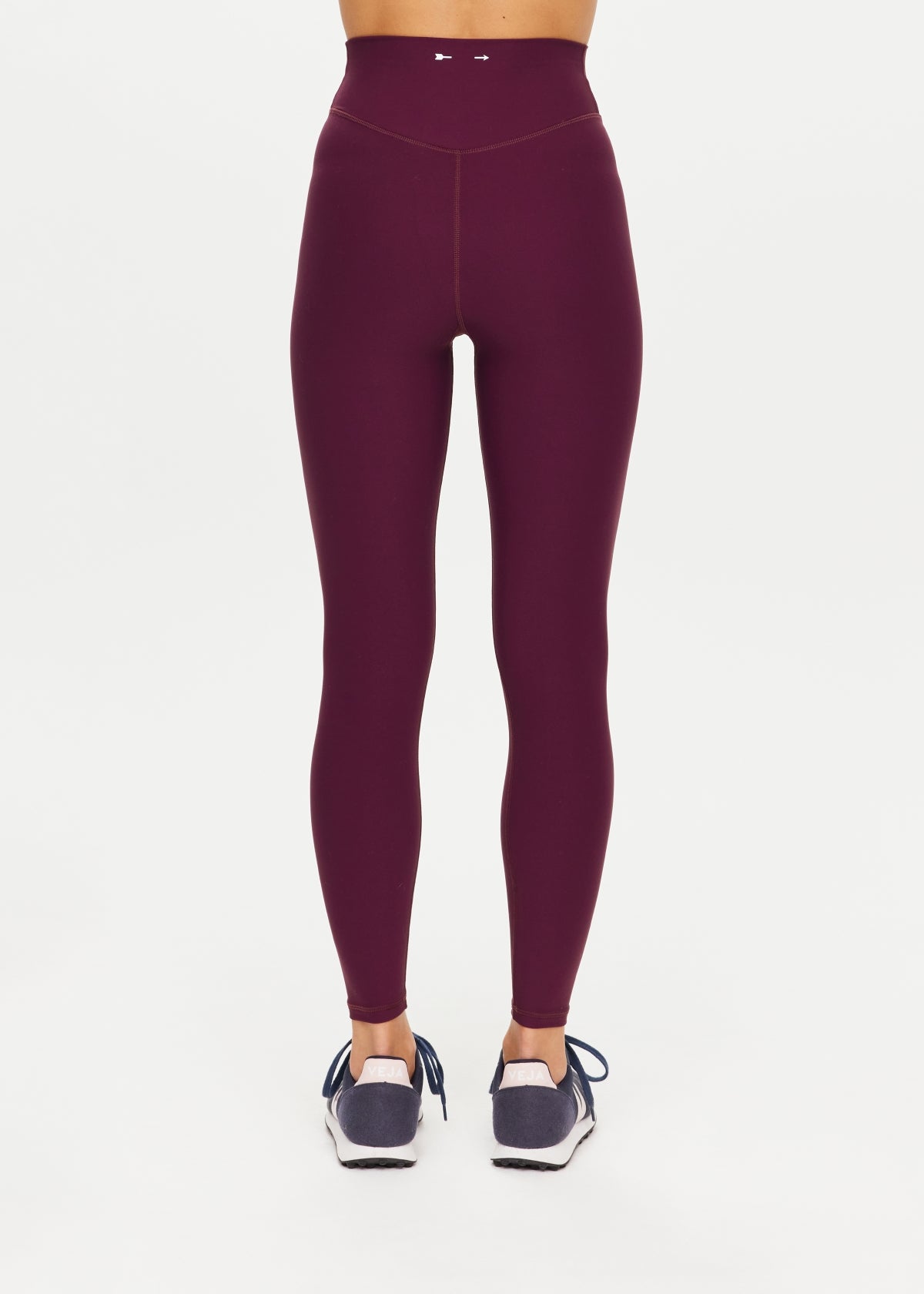 PEACHED HIGH MIDI PANT PURPLE