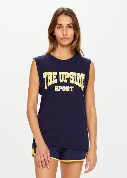 IVY LEAGUE MUSCLE TANK NAVY