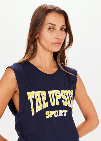 IVY LEAGUE MUSCLE TANK NAVY