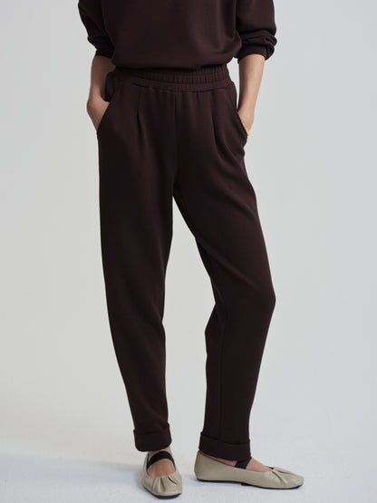 THE ROLLED CUFF PANT COFFEE BEAN