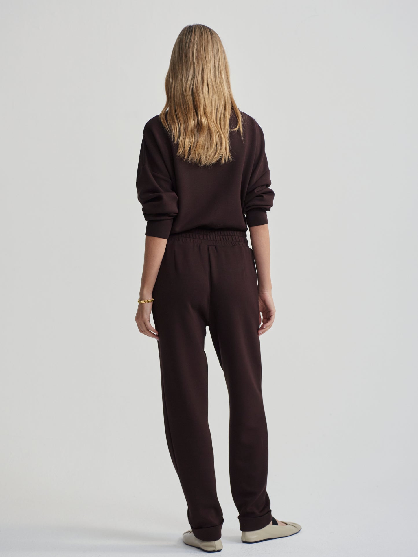 THE ROLLED CUFF PANT COFFEE BEAN