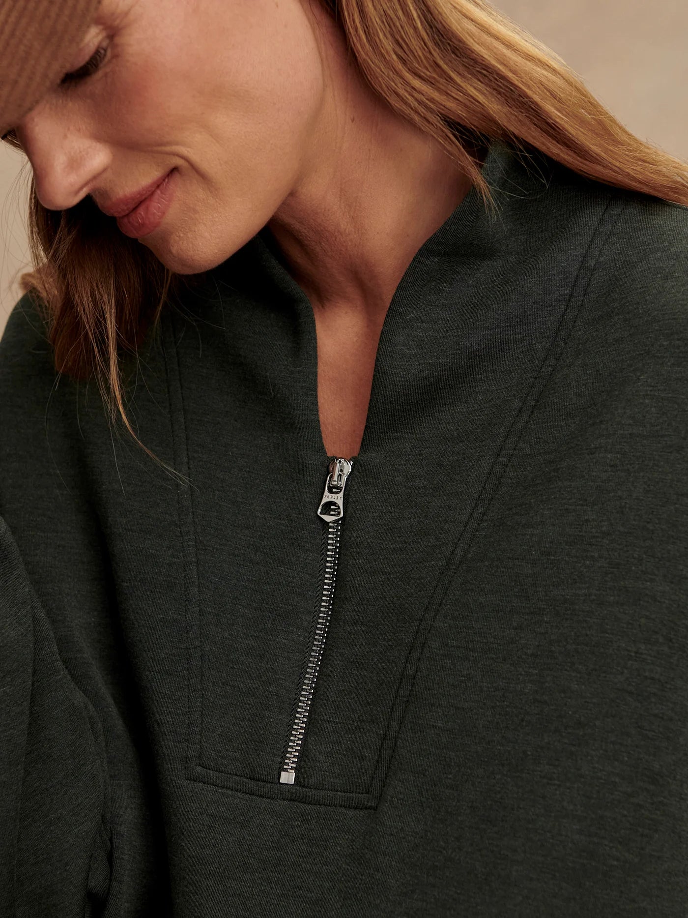 DAVIDSON OLIVE SWEAT