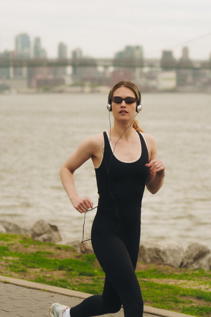 BLACK RITMO JUMPSUIT