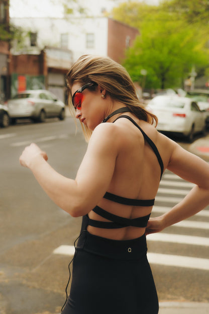 SWING BLACK ROMPER