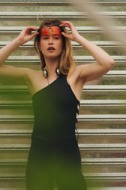 SWING BLACK ROMPER