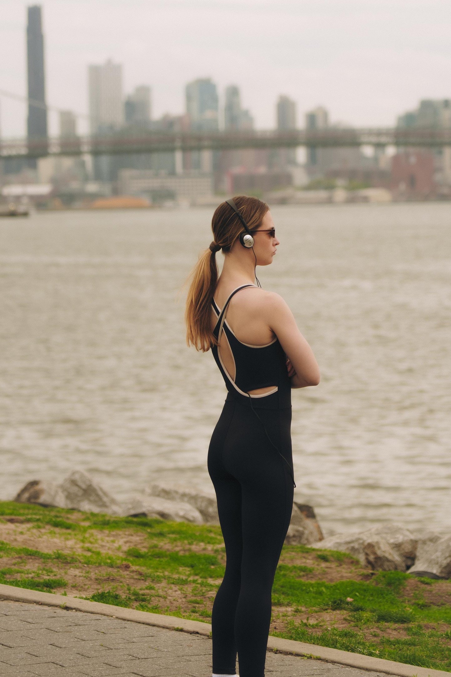 BLACK RITMO JUMPSUIT